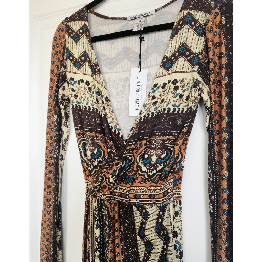Novella Royale Siren Maxi Dress Sienna Tangier S - Picture 3 of 5